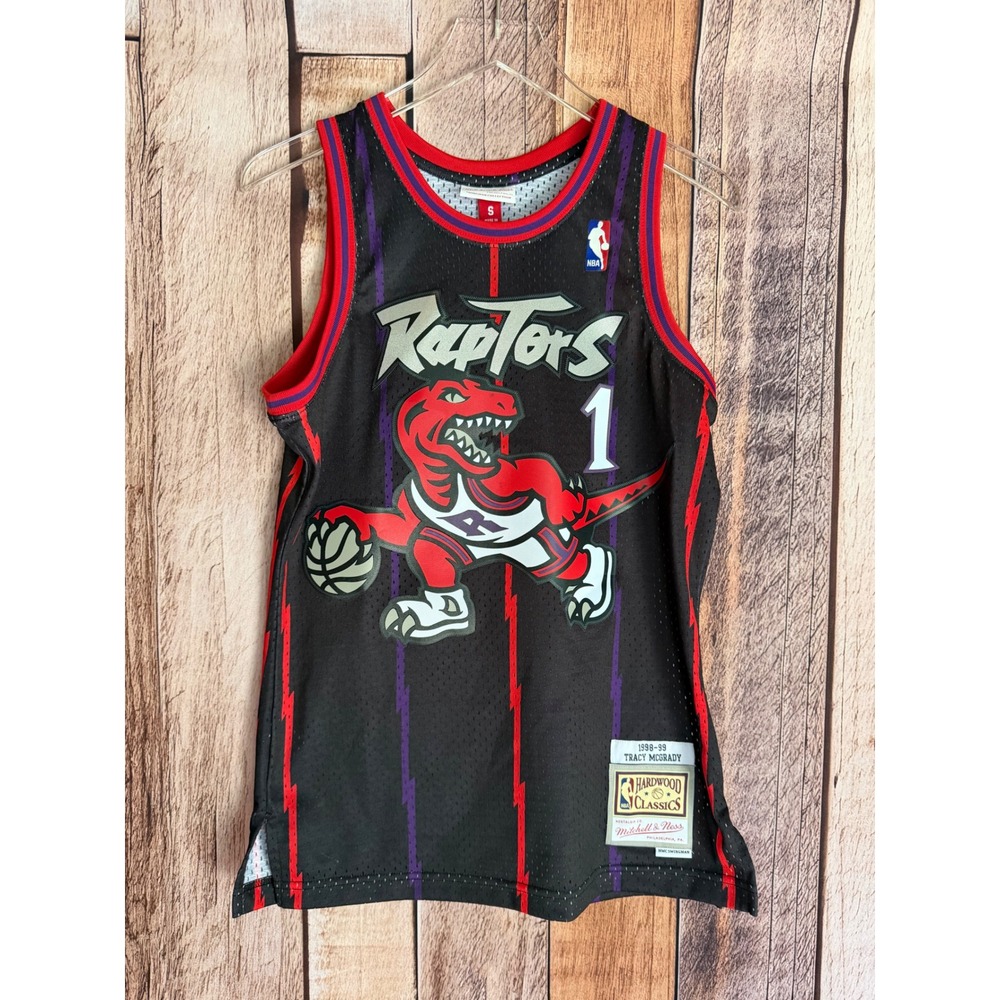Mitchell & Ness Toronto Raptors Tracy McGrady #1 Swingman Jersey Black Small